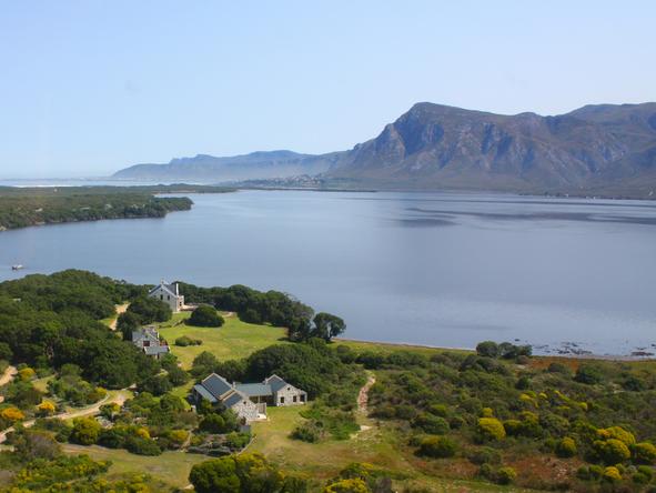 Mosaic - scenic views of the lagoon & mountain range
